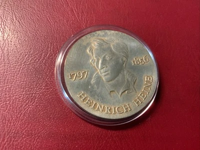 DDR 10 Mark 1972 Silber - Heinrich Heine (311) - Bild 1 von 2