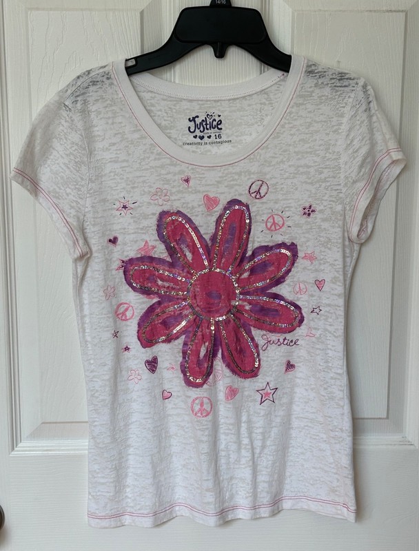 Justice Girls Top - size 16