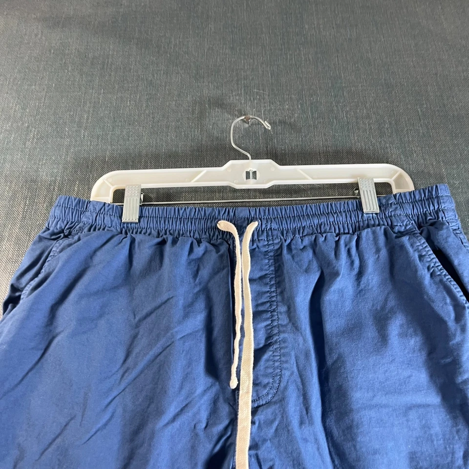 J. Pantalones cortos de tabla Crew para hombre talla L azul cintura elástica cordón equipador deportivo Foto 2 de 4