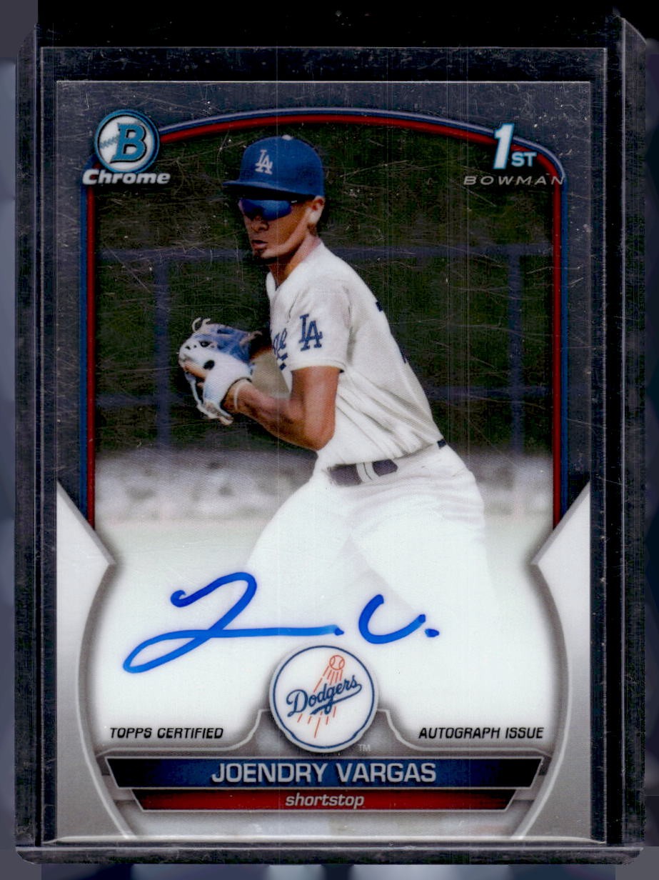 2023 Bowman Chrome #CPA-JV Joendry Vargas Prospect Autographs