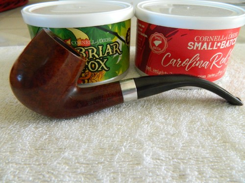 ESTATE PIPE SPETATOR IMPORTED BRIAR,BIRDS EYE GRAIN, USED