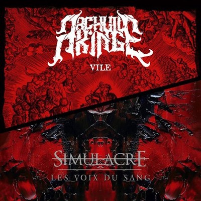 Simulacre / Archvile King - Split - Black Metal - Music Vinyl LP