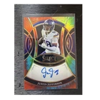 2025 Panini Select Justin Jefferson Vikings Signatures Prizm Auto /25 Tie-Dye