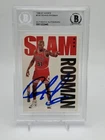 Dennis Rodman 1996-97 NBA Hoops SLAM #326 BGS Authentic On card Auto HOF