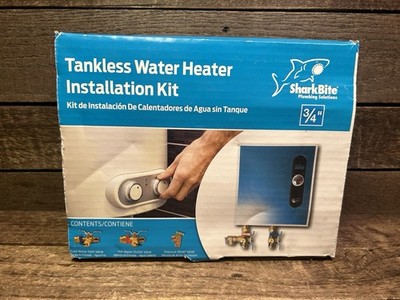 SharkBite 25374 Tankless Water Heater Valves Installation Kit