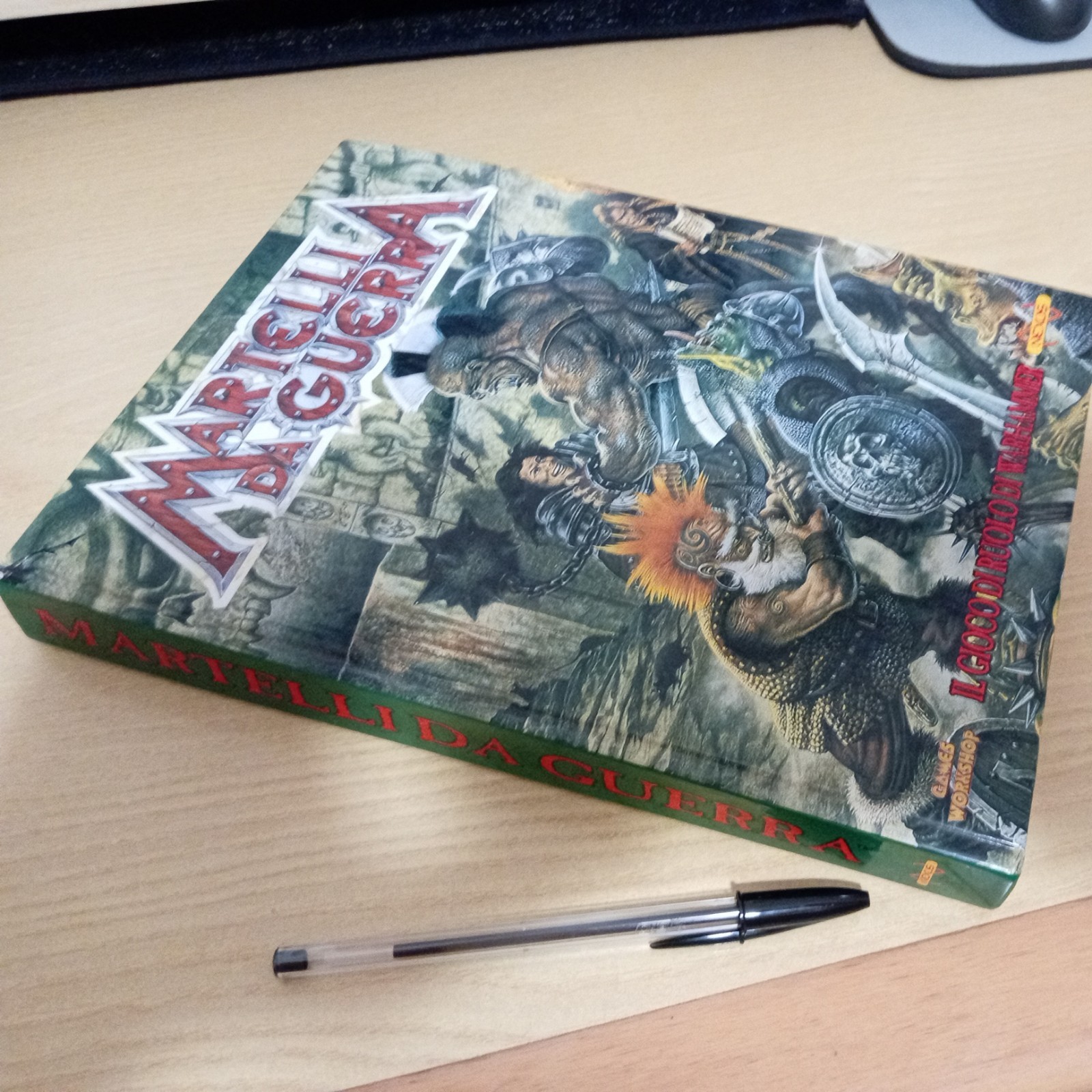 MARTELLI DA GUERRA,WARHAMMER,MANUALE,NEXUS,1994,ALCUNI DIFETTI COME DA NOTA