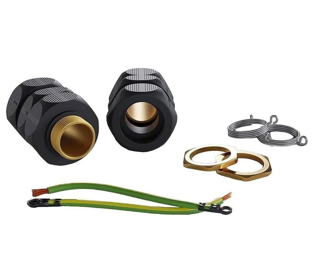 Wiska ShieldGLAND Pro Cable Gland, M20S, IP68, Pack of 2 - 10112394