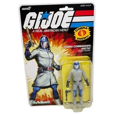 Super 7 Reaction GI Joe Cobra Commander Arctic 3.75" Figure O-Ring 2025 Sealed