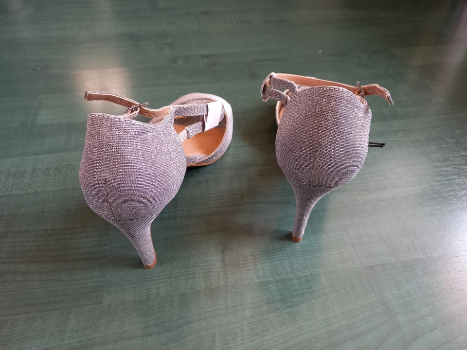 Anna Field Riemchen-Sandalen mit Absatz 44 Glitzer Neu - Bild 2 von 4