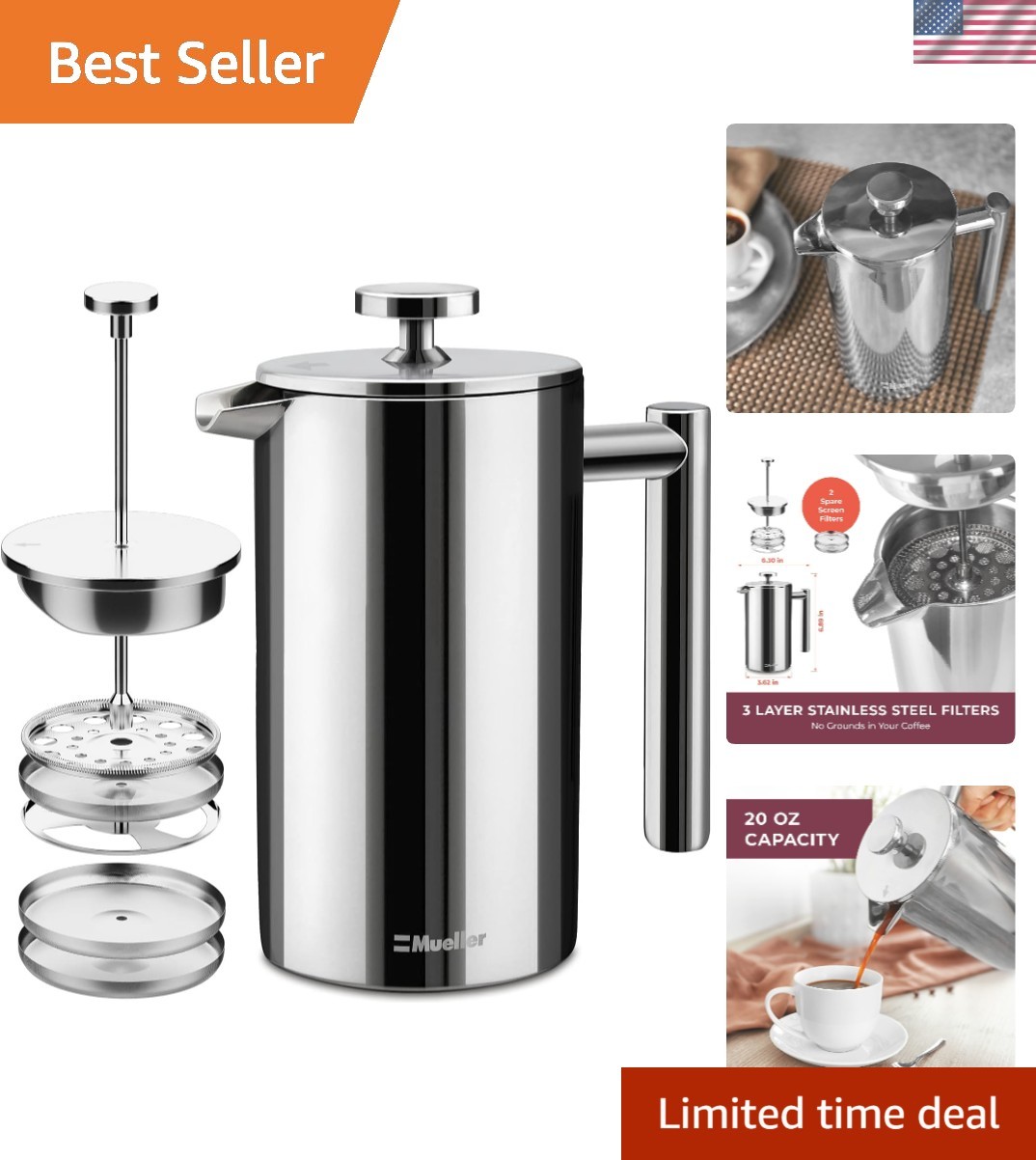 20oz - 4-level Filtration For Full Flavor