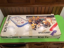Vintage STIGA Play Off Ice Hockey Table Game Sportcraft - 1980s Era Box & Manual
