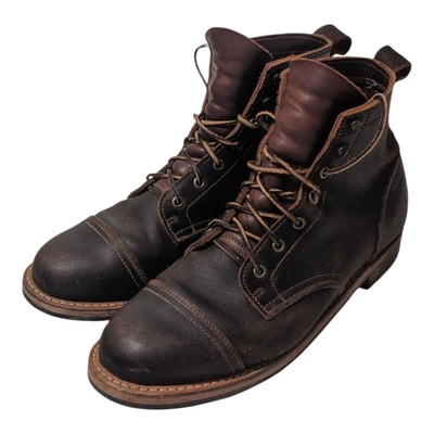 Truman Boot Leather Cap Toe Boots Dainite Sole Brown Work