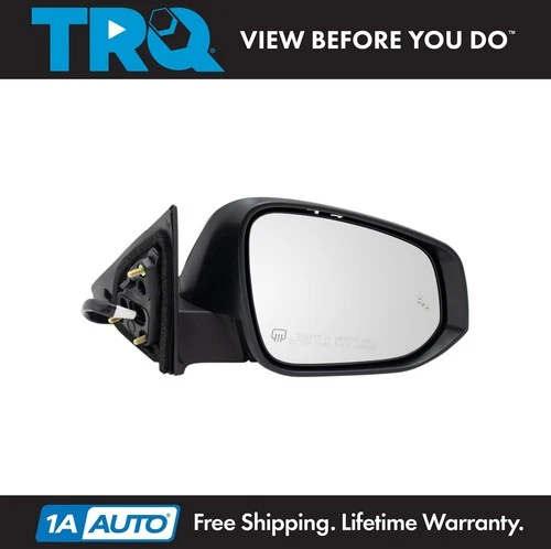 TRQ Mirror Power Heated Turn Signal Blind Spot Memory PTM RH for Highlander