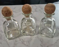 Lot Of 3 Empty Patron Bottles