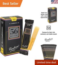 CR5035 Bb Clarinet 56 Rue Lepic Reeds Strength 3.5; Box of 10