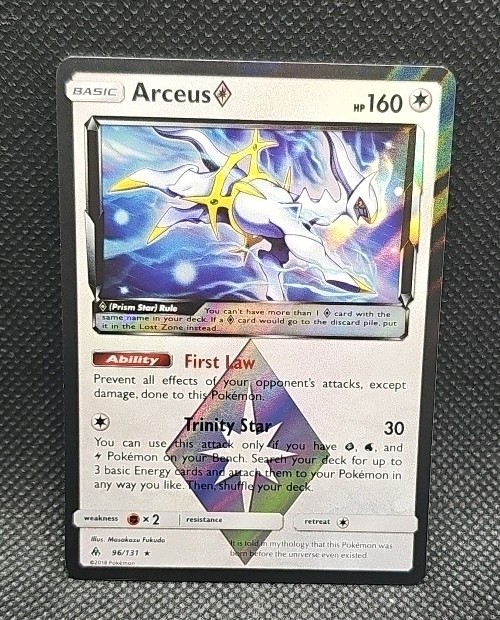 Arceus Prism Star 96/131 Sm-Forbidden Light Holo - NM