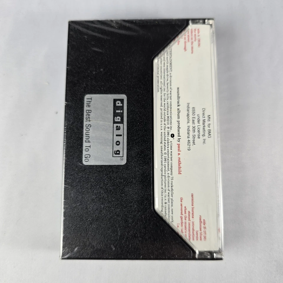 The Doors: Original Sound Track (1991 BMG) New Sealed Cassette Tape Foto 2 de 4