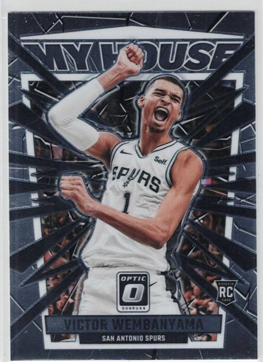 2023-24 Panini Donruss Optic Victor Wembanyama #6 RC My House Base - Spurs