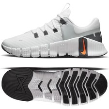 Nike Free Metcon 5 Summit White/Mandarin DV3949-101 Men's Workout Shoes Sz 9