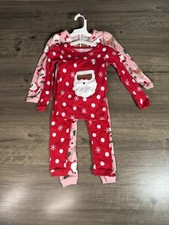 NWT Carter  s Just One You 2 Sets Kids Christmas Long Sleeve/Pants Pajamas 3T 
