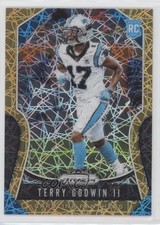 2019 Panini Prizm Rookies Lazer Prizm Terry Godwin II #393 ut4