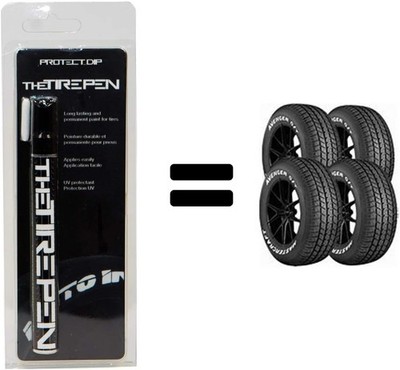 Lettering Paint Pen Tire Ink Permanent Tire Marker (White) Color: White
