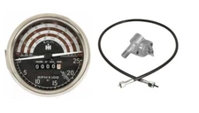 Tachometer + Angle Drive + Cable for Case IH International B414 354 364 384 444