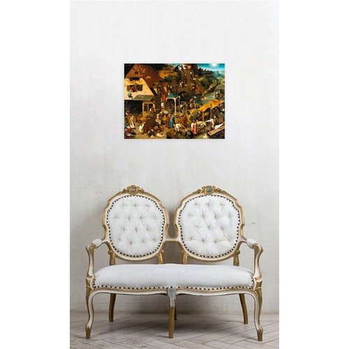 Impresión sobre lienzo papel póster o imagen Pieter Bruegel The Elder Dutch Tests - Imagen 2 de 2