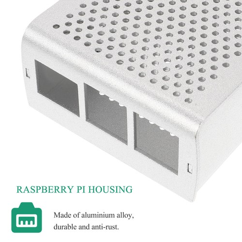 Aluminum Alloy Case Hollow Enclosure Housing for 3/ Model B+( ) - Afbeelding 10 van 10