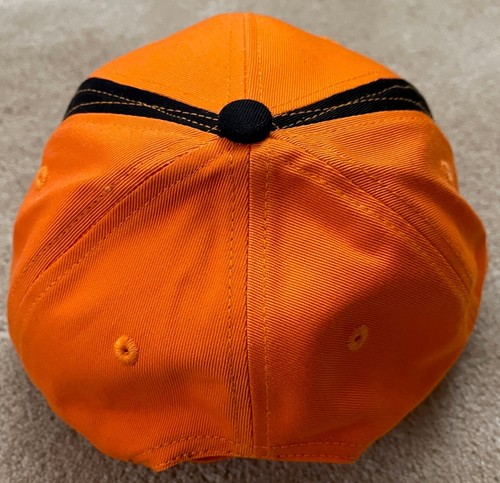 NEW Joy Global Mining Machinery Orange Black Adjustable Hat Cap EMBROIDERED - Picture 4 of 6