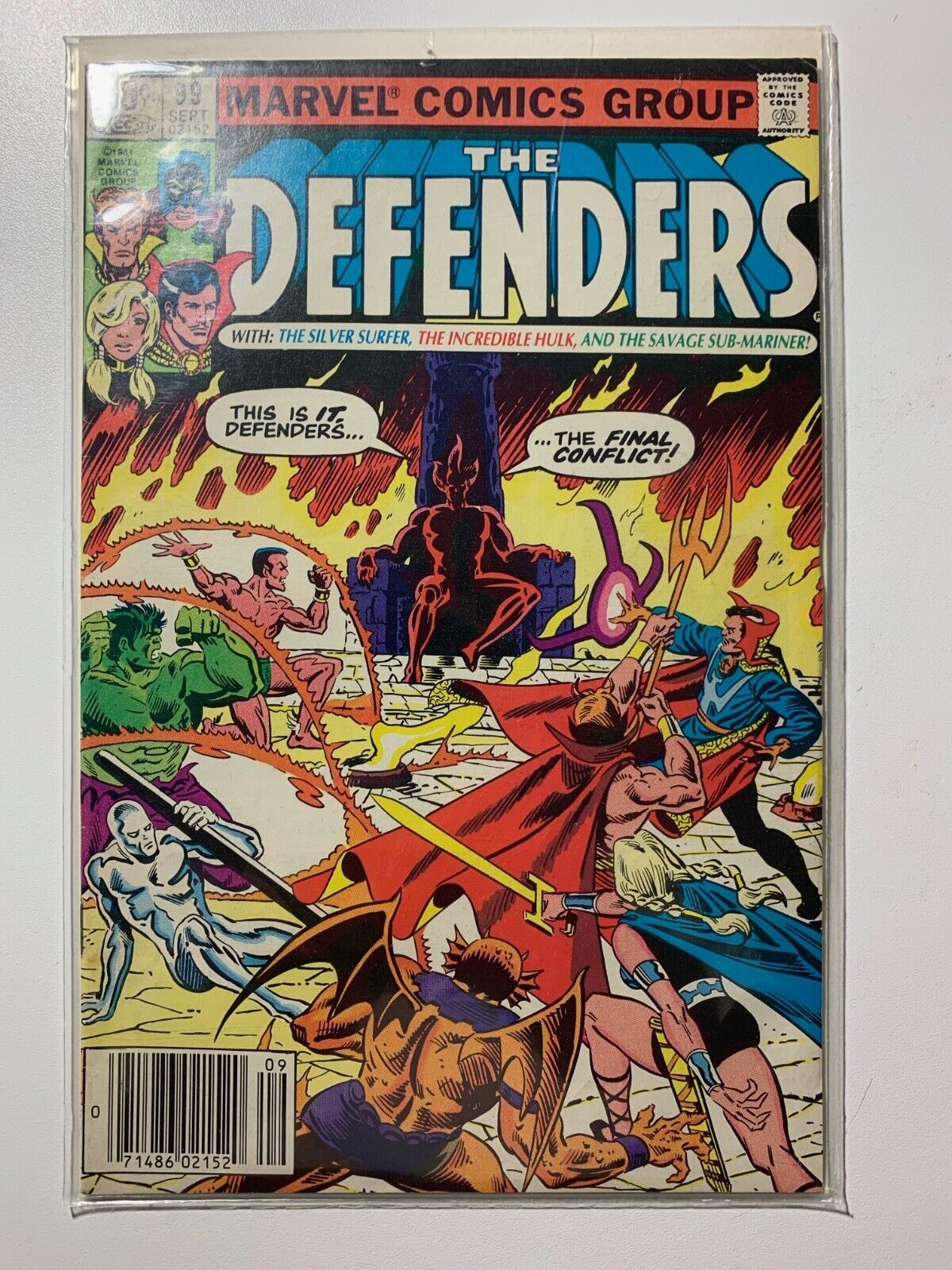 The Defenders #99, Sep 1981, Silver Surfer, Hulk