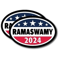 Magnet Me Up Vivek Ramaswamy Republican Party 2024 Magnet Decal, 4x6 Inch, 2 Pk