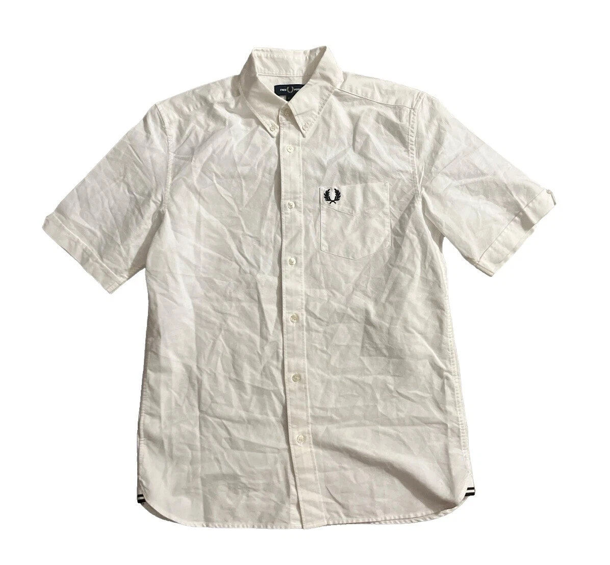 Fred Perry Cotton Solid Casual Button-Down Shirts for Men