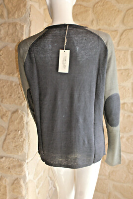 SUNSPEL - Polo 100% Lin gris chiné grey melange Taille XL - NEUF