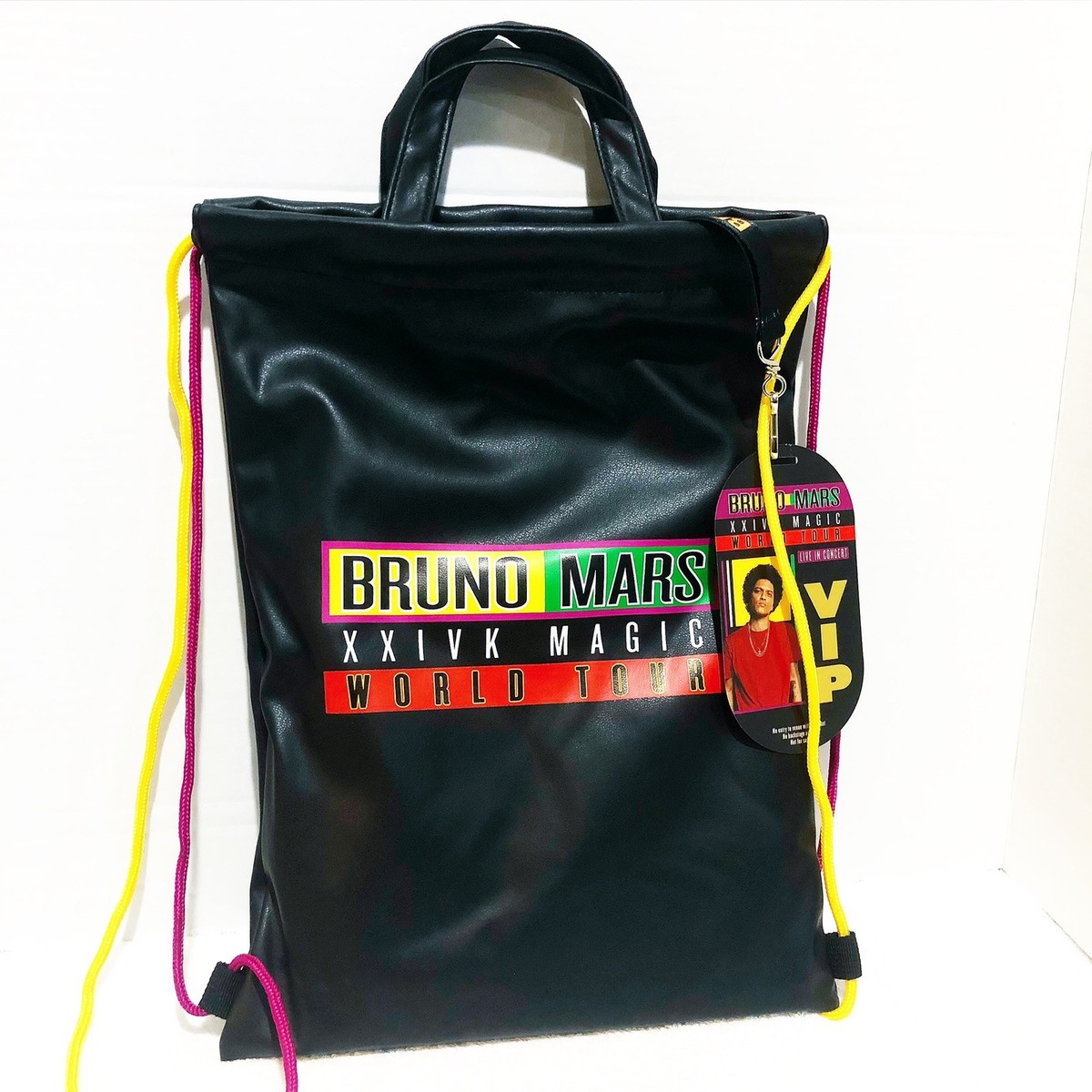 BRUNO MARS 24K Magic Tour VIP Package Leather Tote Photo