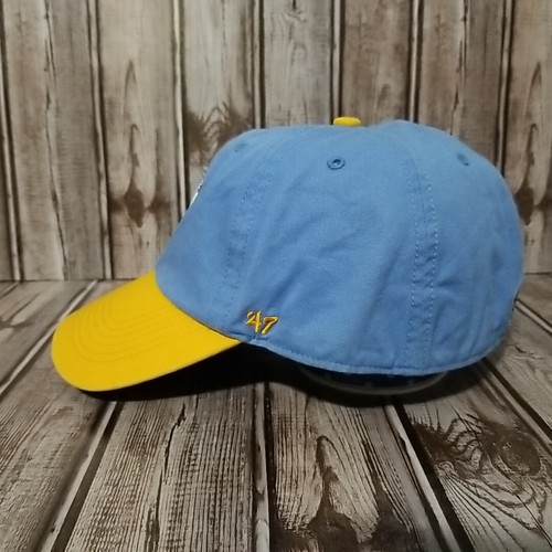 MiLB Myrtle Beach Pelicans Fitted Hat Baseball Cap Blue Yellow XL Genuine Merch - Picture 4 of 12