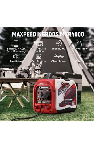 4000W Quiet Generator Inverter Portable For Home Camping EV-Charging w/Bluetooth - Picture 7 of 9
