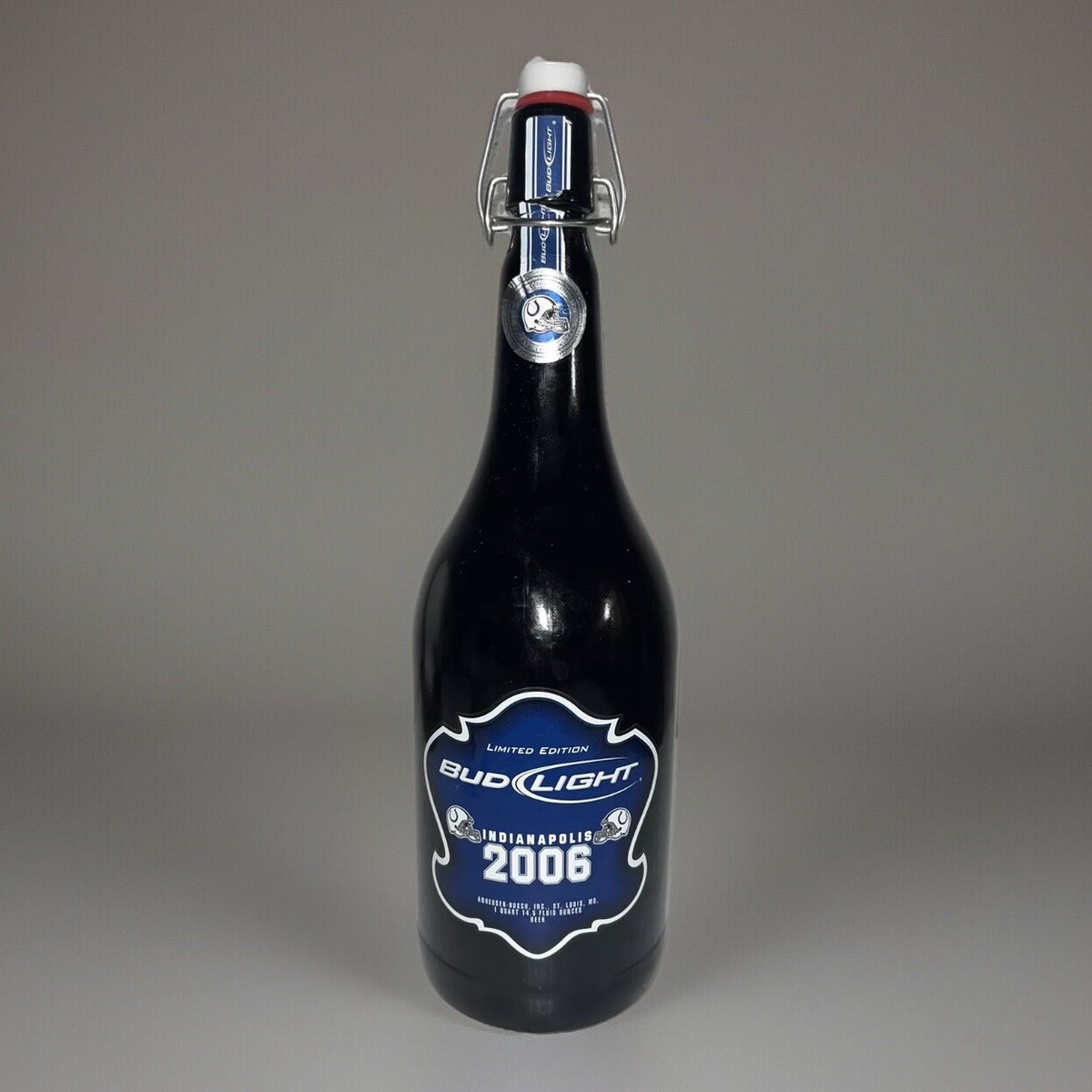 2006 Indianapolis Colts Limited Edition Bud Light Growler Beer