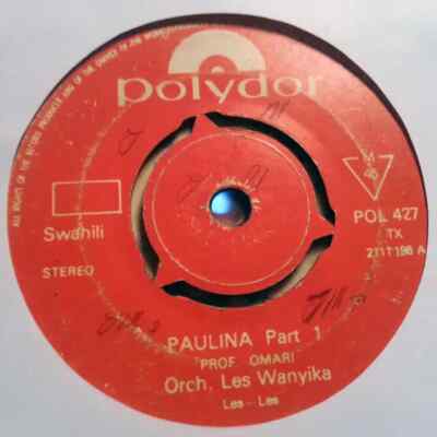 Orchestre Les Wanyika Paulina Vinyl Single 7inch Polydor | eBay