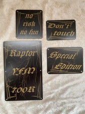 Quadschilder Yamaha YFM Raptor 700 660 350 Ersatz Schilder 700R Quadschilder ATV