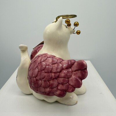 Amy Lacombe WhimsiClay “Angelica” 2002 Cat Figurine with Original