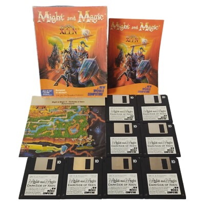 Might and Magic Darkside of Xeen - Big Box - Deutsch - IBM AT 3,5'' - 1994 - CiB 