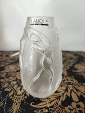 Lalique "Nymphes" Vaso Cristallo 18 Cm.