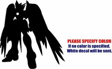Gundam Wing Zero Graphic Die Cut decal sticker Car Truck Boat Window Bumper 9"