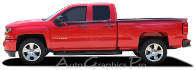2014-2018 Chevy Silverado BREAKER Upper Side Door Accent 3M Stripe Vinyl Graphic