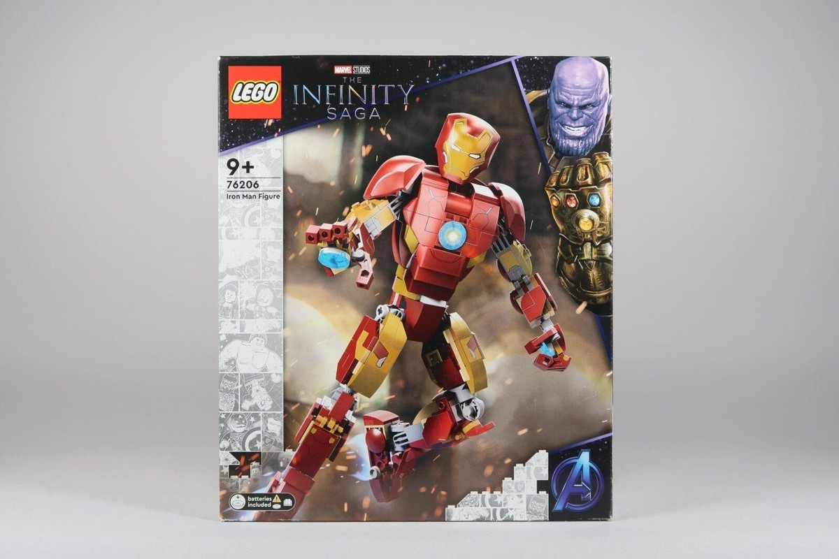 LEGO Iron Man Figure SUPER HEROES (76206) Building Kit 381 Pcs