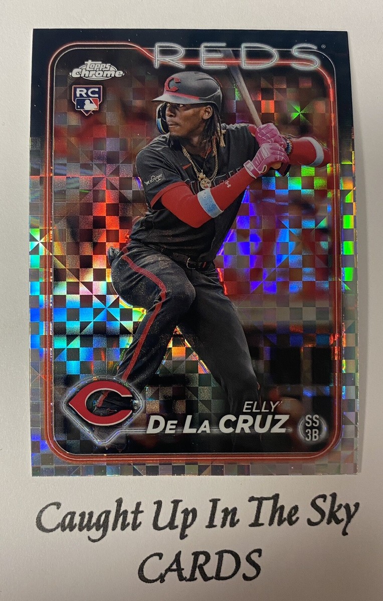 ELLY DE LA CRUZ RC 2024 Topps Chrome Rookie XFractor Megabox