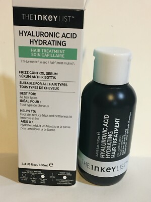 The Inkey Hyaluronic Acid Hydrating Hair Treatment 100 ml /3.4 oz NIB