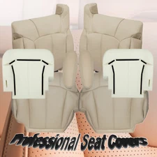 For 2000 2001 2002 Chevy Tahoe Replacement Front Seat Covers Foam Cushion Tan