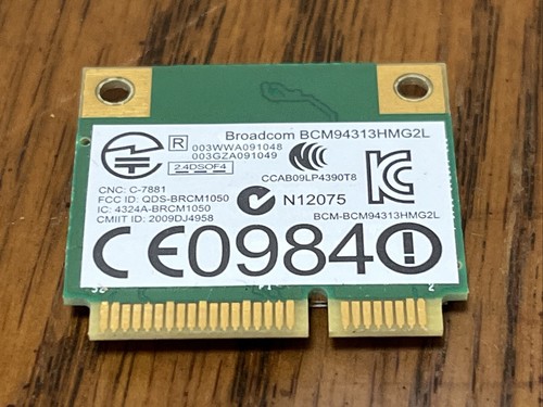 Broadcom Half Mini PCI-E Bluetooth Wireless WLAN Wifi Card- BCM94313HMG2L - 第 2/4 張圖片